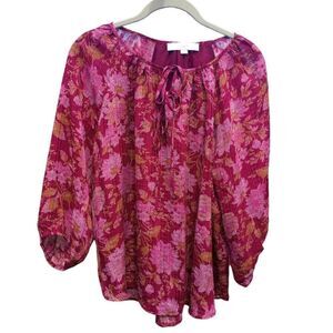 LOFT 3/4 sleeve blouse